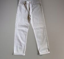 BNWOT Marks & Spencer Relaxed Slim Natural Jeans Size  8 R B17 Cropped