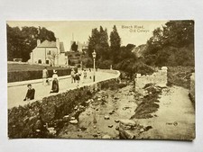 Beach Road, Old Colwyn Conwy Vintage Postcard H25