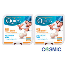 2 X Quies Pure Natural Wax Ear
