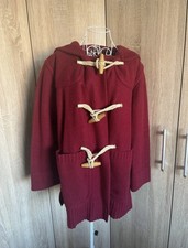 Oversized Deep Red Hooded