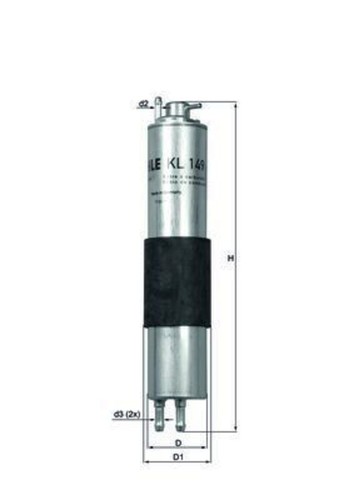 Fuel filter mahle fits - mahle, bmw