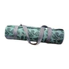 NEW! Decathlon Kimjaly Yoga Mat. Thick cushioning & attractive green leaf design