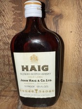 Haig Gold Label Blended Scotch Whisky 13 1/3 FL OZ And 70% Proof Vintage Aged