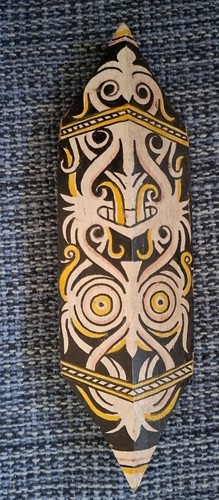 Dayak dance shield - dayak, indonesia