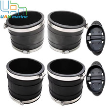 Exhaust Y-Pipe Kit 807166A3 Hose Bellows 32-14358T 32-44348T for Mercruiser V6 V