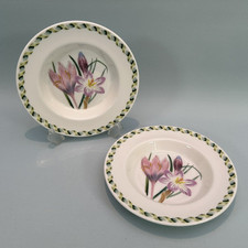 Portmeirion Jane Loudon’s The Ladies Flower Garden 2 Plant Pot Saucer Sweet Dish