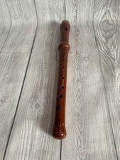 Vintage Johannes Adler Wooden Recorder 32cm Long