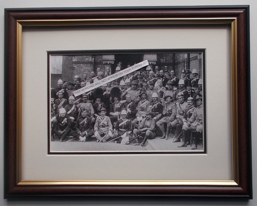 Military print framed - print,