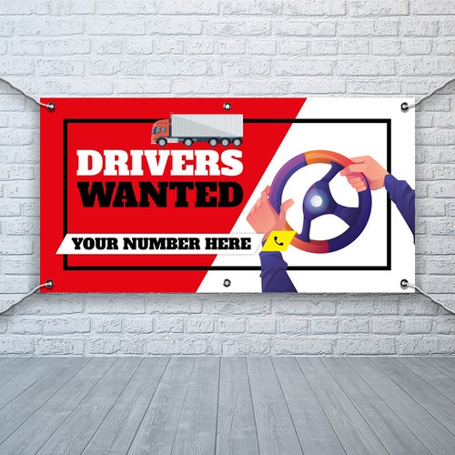Pvc banner drivers - banner, wanted