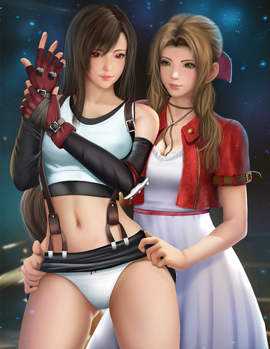 Tifa lockhart aerith 1 - aerith, #1