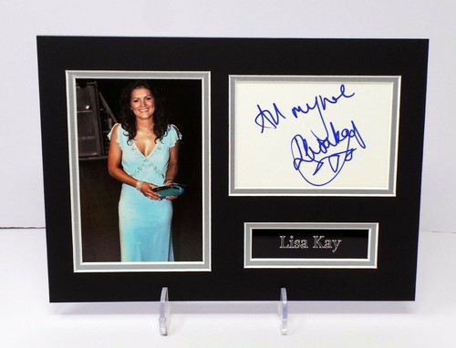 Lisa kay signed mounted photo - kay,
