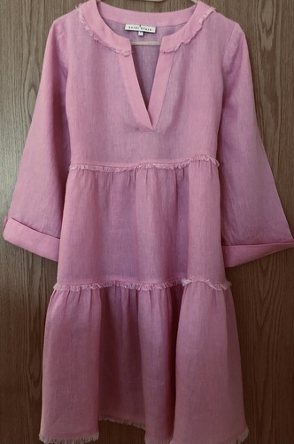 Heidi klein pink linen - pink,
