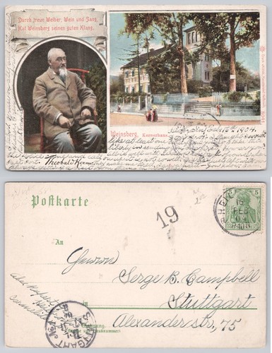 1904 weinsberg kornerhaus - weinsberg,
