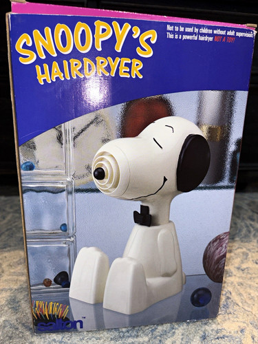 Salton snoopy hairdryer - salton, snoopy's