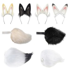 Faux Furs Bunnies Ear Headband