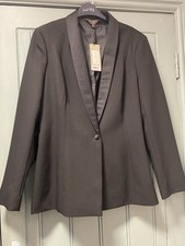 Ladies Lipsy Black Satin Tux