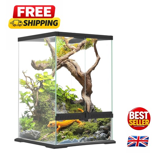 Spacious 40l reptile vivarium - reptile,