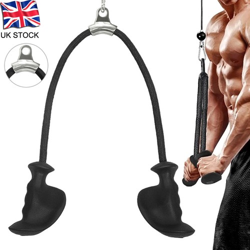 Ergonomic tricep rope - ergonomic, cable