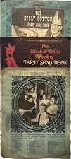 Billy Cotton's, Black & White Minstrels' & Tommy Steele's Party Song Books (XL)