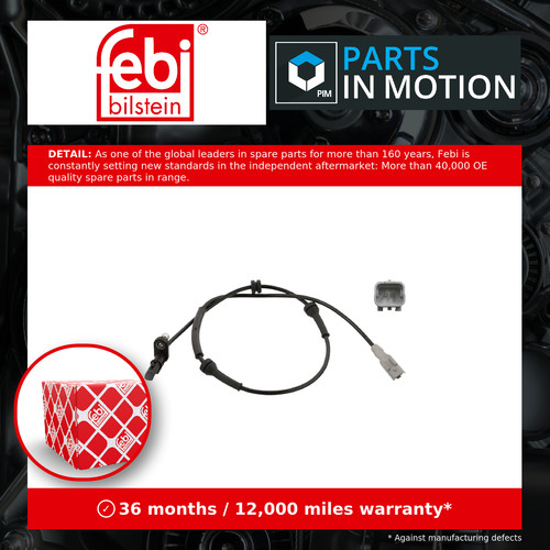 Abs sensor fits peugeot - sensor, expert