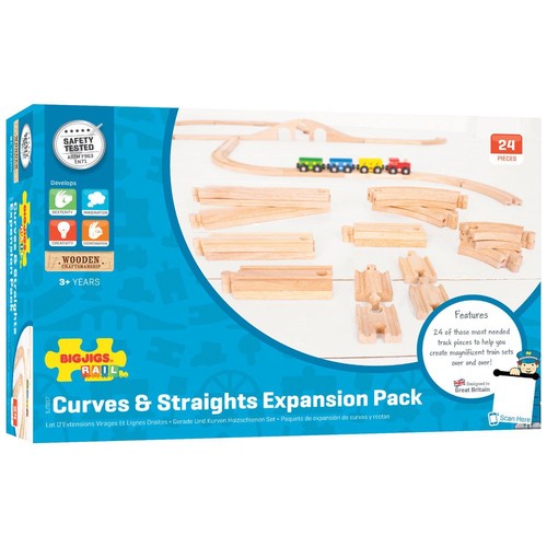 Bigjigs rail curves - bigjigs, &