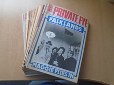Private Eye - 28 different issues from between 1983 & 1986. See pics below.