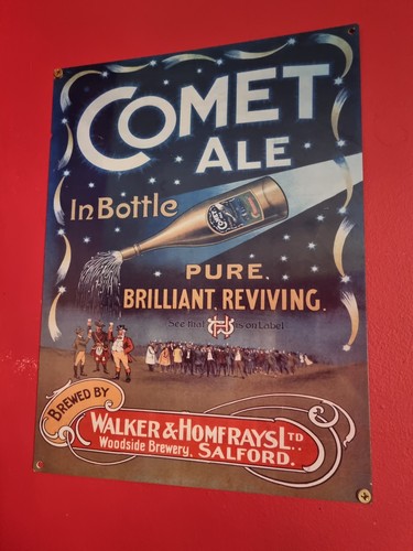 Comet ale beer - ale, sign