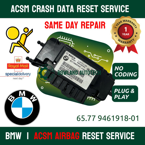 Crash data reset - service, for