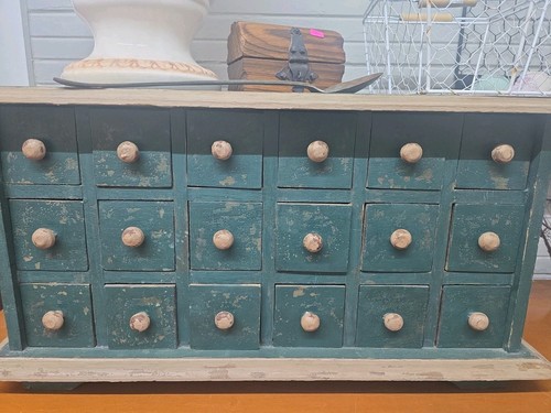 Antique apothecary drawer wood