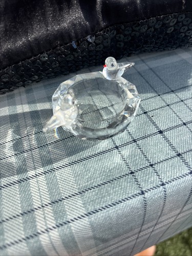 Swarovski crystal small bird - crystal,