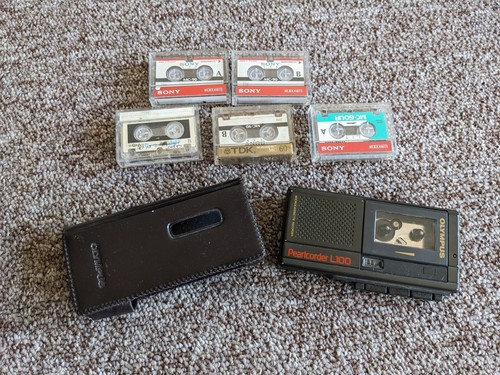 Olympus l100 microcassette - olympus,