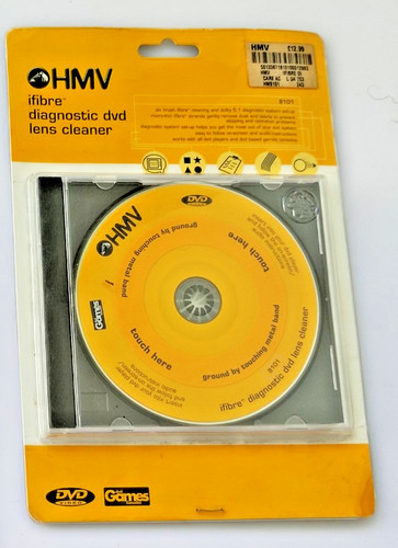 Hmv dvd lens cleaner - lens, disc