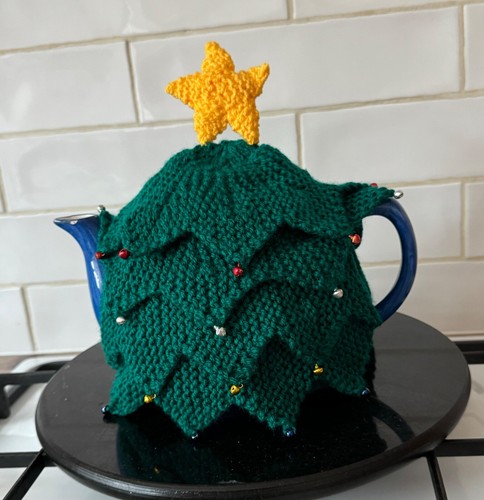 Hand knitted novelty christmas - hand,