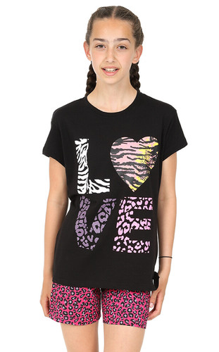 Girls love animal print short - animal,