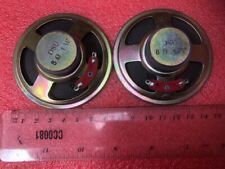 1W 8R Loud Speaker  1 watt 8 ohm 76mm VINTAGE TONE SPEAKERS MADE IN ENGLAND x2pc