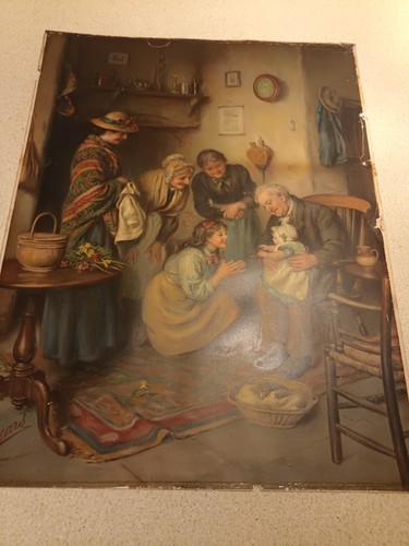 Victorian chromolithograph - victorian,