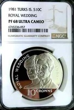 Turks Caicos Is. 1981 Princess