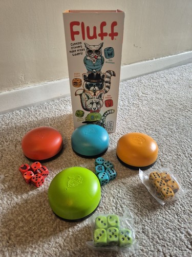 Fluff dice game complete set - fluff,