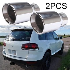2X Car Exhaust Pipe Tip Rear