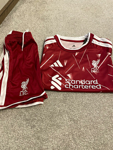 Liverpool home full kit kids - home,