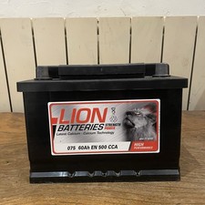 Lion Car Battery 075 60Ah EN