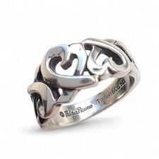 Preloved Vintage Paloma Picasso Silver Tiffany & Co. Triple Loving Hearts Ring