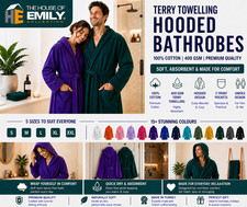 Terry Towelling Hooded Bath