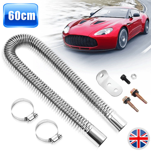 60cm stainless steel exhaust - stainless,