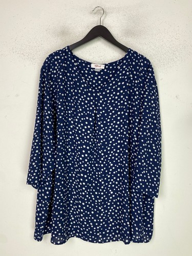 Afibel navy white - navy, dot