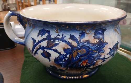 Victorian flow blue - flow-blue, floral