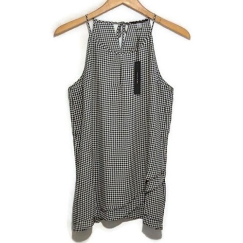 Tahari houndstooth sleeveless - tahari,