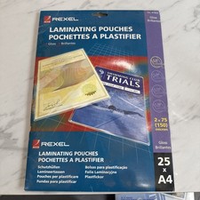 Pack of 25 Rexel A4 Laminating
