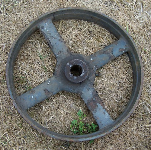 Cast iron flat belt - belt, pulley