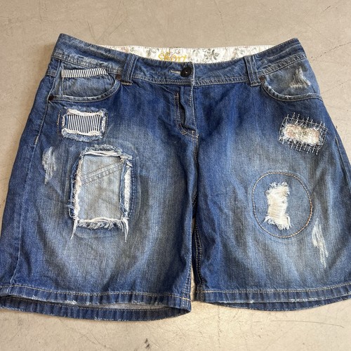 Next denim shorts distresssed - next,